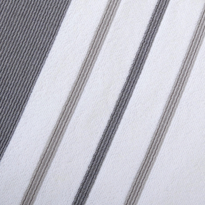 4 Pack Cotton Stripe Hand Towel - Noelle Collection-Towel-BH Collective-Gold / Grey-Urbanheer