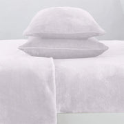 4-Piece Solid Plush Sheet - Velvet Luxe Collection Lilac-Set-Wonder Home-Queen-Urbanheer