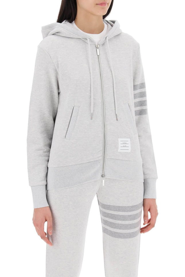 4-bar hoodie with zipper and