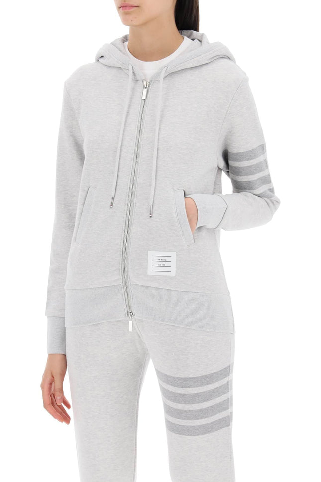 4-bar hoodie with zipper and