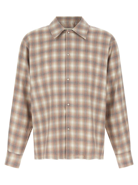 Second/Layer Check Dégradé Shirt
