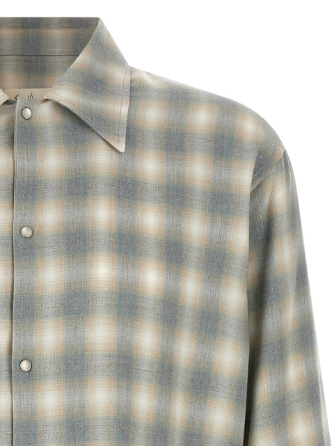 Second/Layer Check Dégradé Shirt
