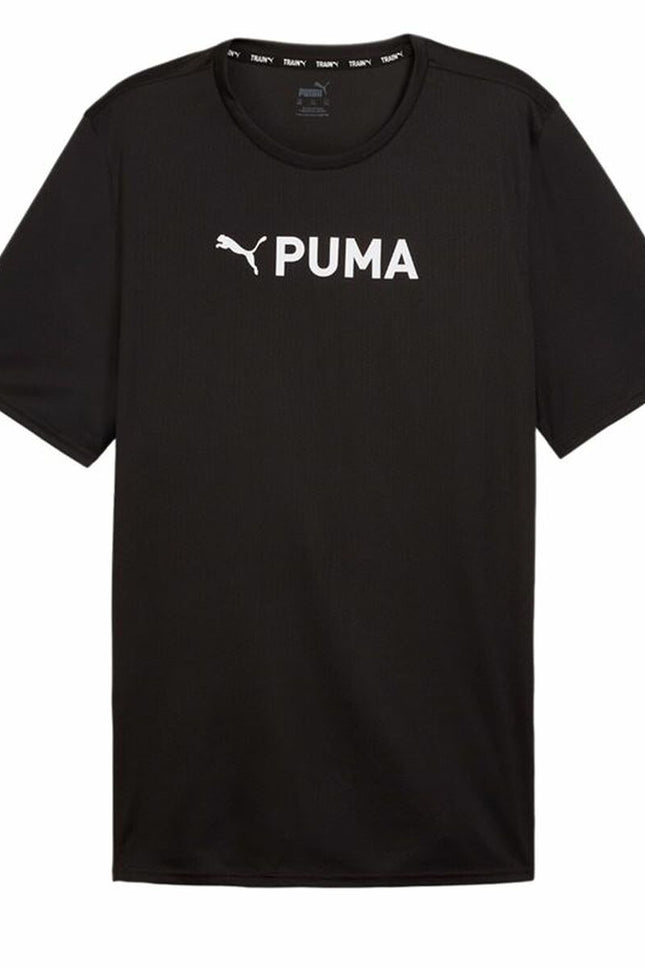 Men’s Short Sleeve T-Shirt Puma Fit Ultrabreath Black-0
