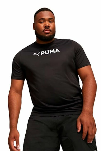 Men’s Short Sleeve T-Shirt Puma Fit Ultrabreath Black-Sports | Fitness > Sports material and equipment > Sports t-shirts-Puma-Urbanheer