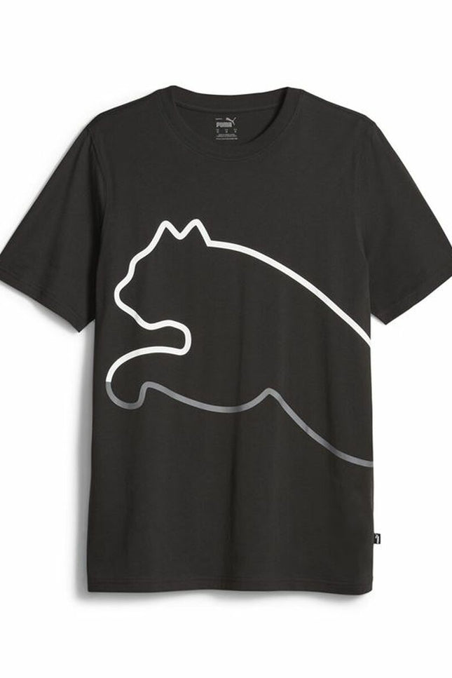 Men’s Short Sleeve T-Shirt Puma Graphics Big Black-0