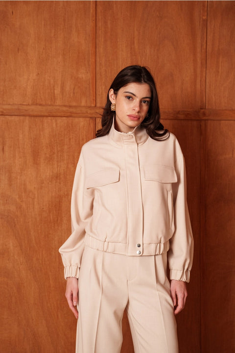 Aura High-Neck Bomber