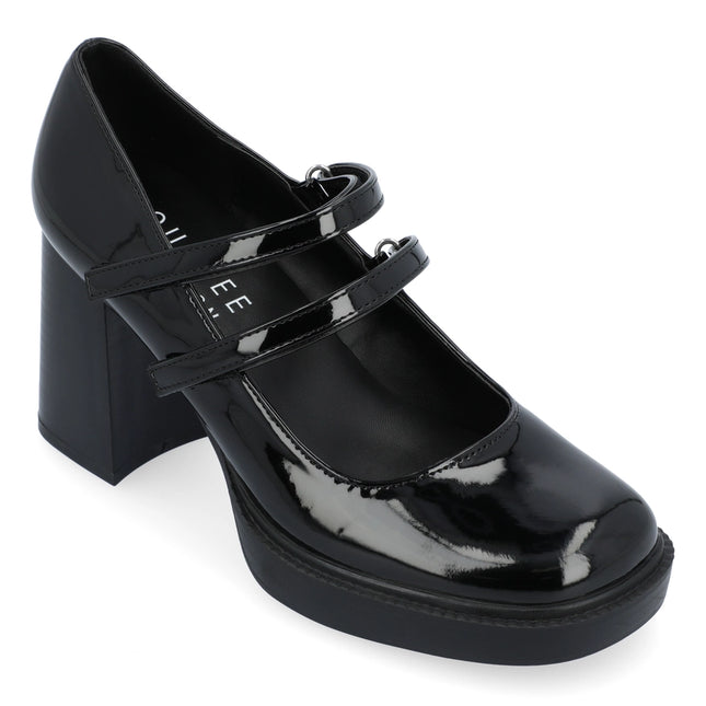 Journee Collection Women's Tru Comfort Foam™ Shasta Pumps Black-Shoes Pumps-Journee Collection-7-Urbanheer