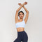 Helena Scallop High Waist Leggings Navy-Leggings-91thelabel-S-Urbanheer