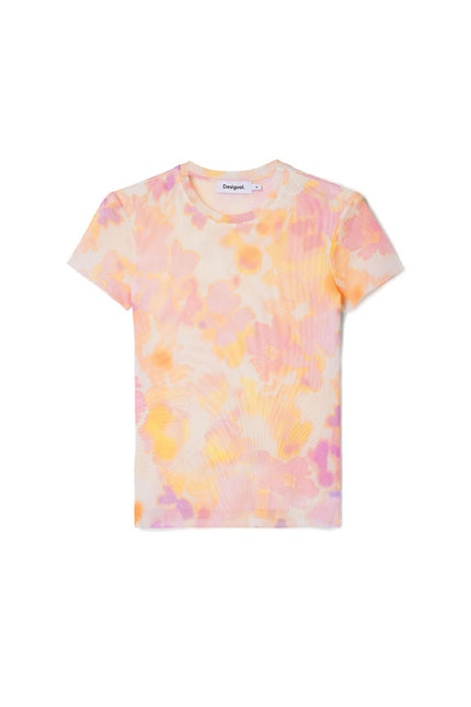 Desigual Women T-Shirt-Clothing T-shirts-Desigual-pink-XS-Urbanheer
