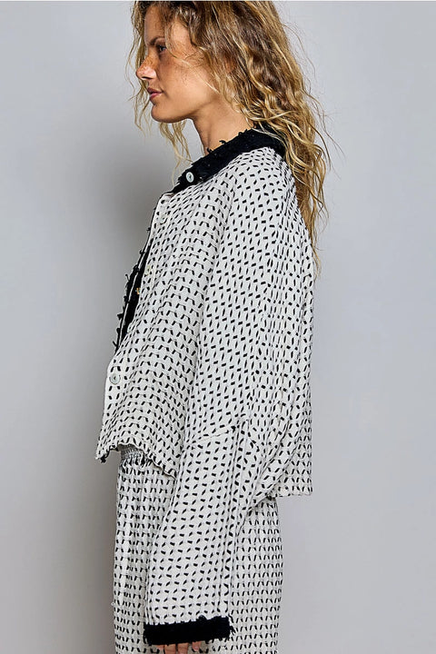 Allover Geometric Modern Bohemian Textured Set