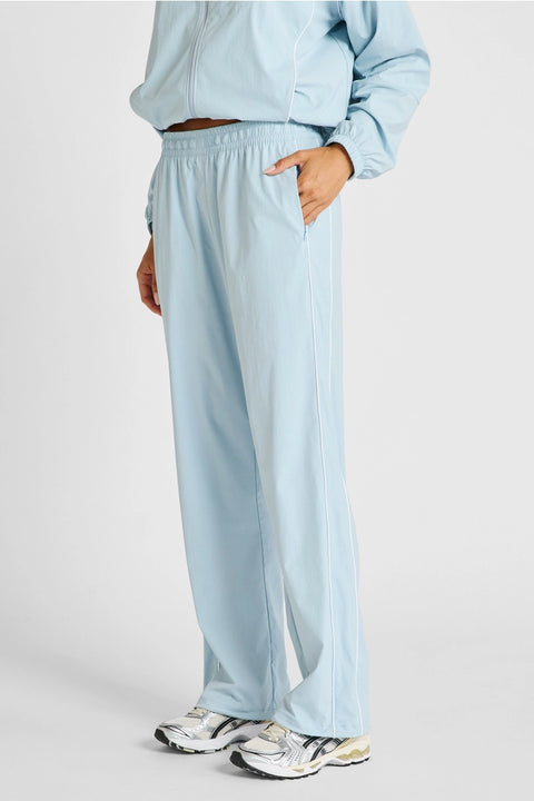 Spray Contrast Piping Wide Leg Pant