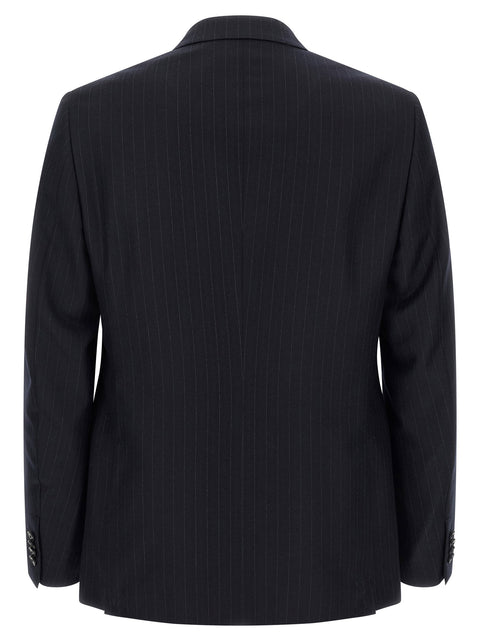Zegna Pinstriped Flannel Dress