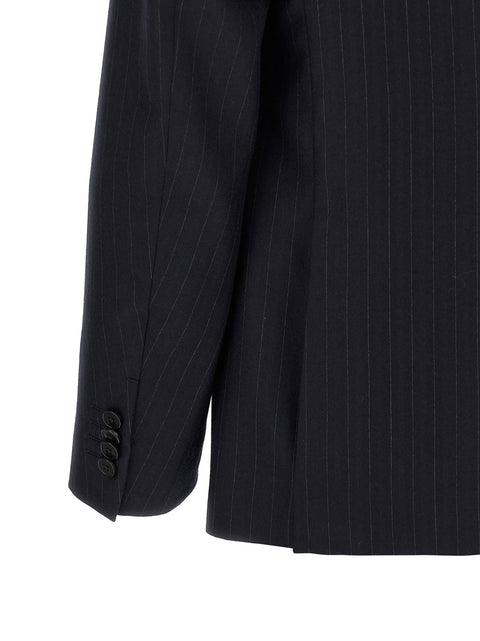 Zegna Pinstriped Flannel Dress