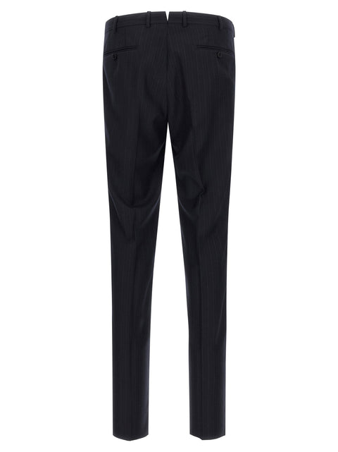 Zegna Pinstriped Flannel Dress