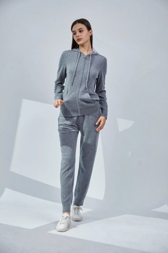 Cashmere Jogger-Joggers-Pissenlit-Heather Grey-S-Urbanheer