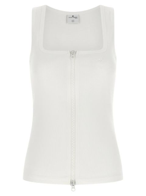 Courreges Top With Front Zip