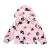 Rose Furry Hooded Jacket-doe a dear-2T-Urbanheer
