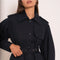 Utility Short Belted Trench Jacket