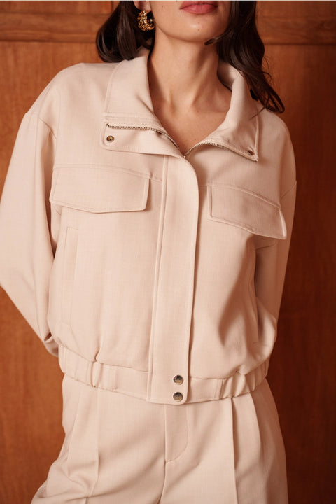 Aura High-Neck Bomber