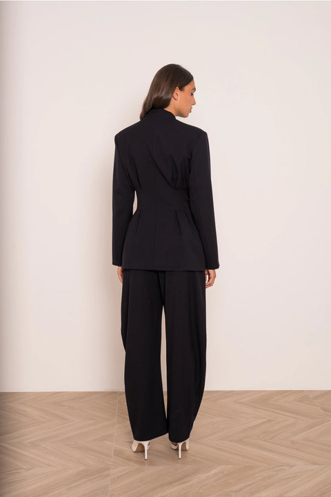 Ori Belted Peplum Jacket