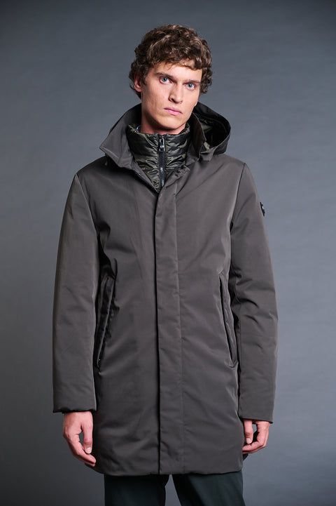 ARCHIE-I long parka with detachable hood