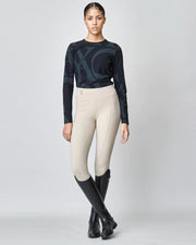 Compression Pull-On Riding Breeches Tan-Breeches-Yagya-Tan-XXS-Urbanheer