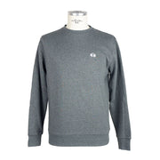 La Martina Gray Cotton Men Sweater-La Martina-XL-Urbanheer
