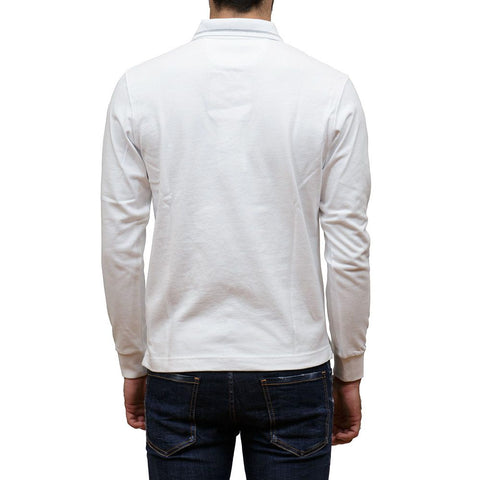 La Martina White Cotton Polo Shirt-La Martina-XL-Urbanheer