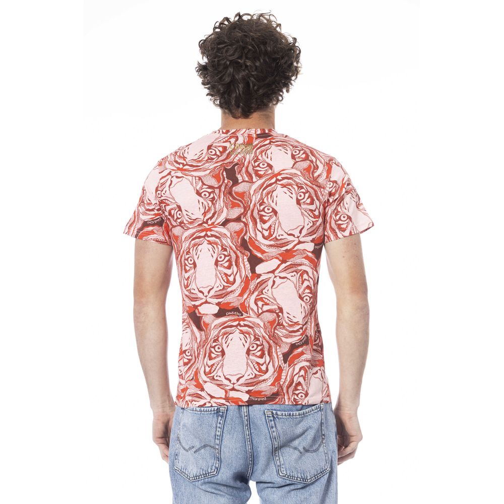 Cavalli Class Red Cotton Men T-Shirt-Cavalli Class-M-Urbanheer