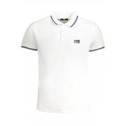 Cavalli Class White Cotton Polo Shirt-Cavalli Class-L-Urbanheer