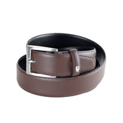 Cavalli Class Elegant Reversible Leather Belt - Dual Tone-Cavalli Class-110 cm / 44 Inches-Urbanheer