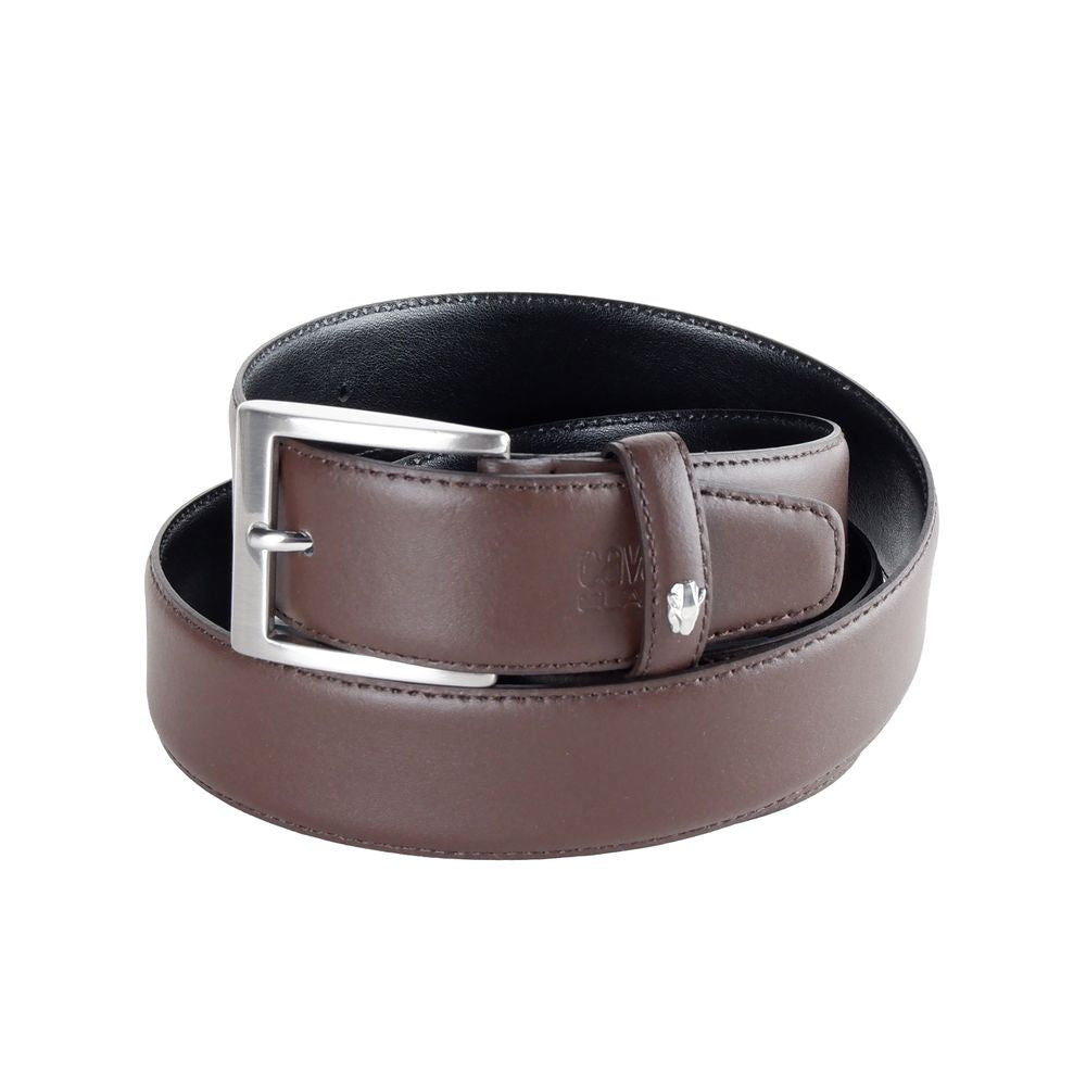 Cavalli Class Elegant Reversible Leather Belt - Dual Tone-Cavalli Class-110 cm / 44 Inches-Urbanheer