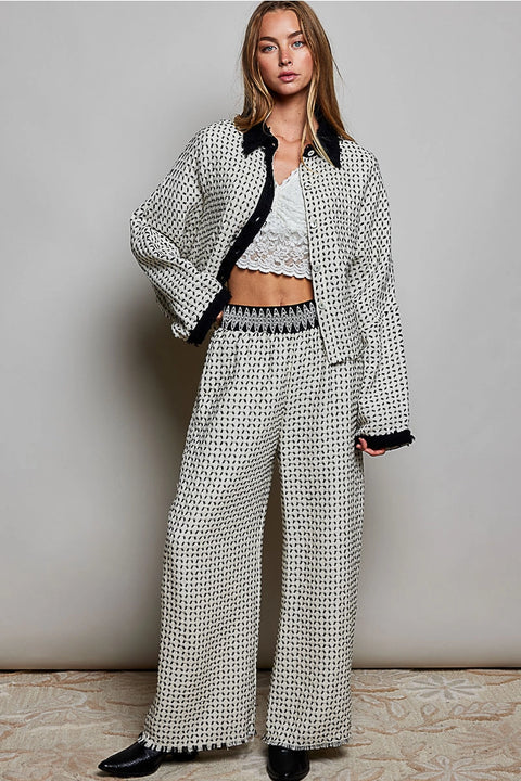 Allover Geometric Modern Bohemian Textured Set