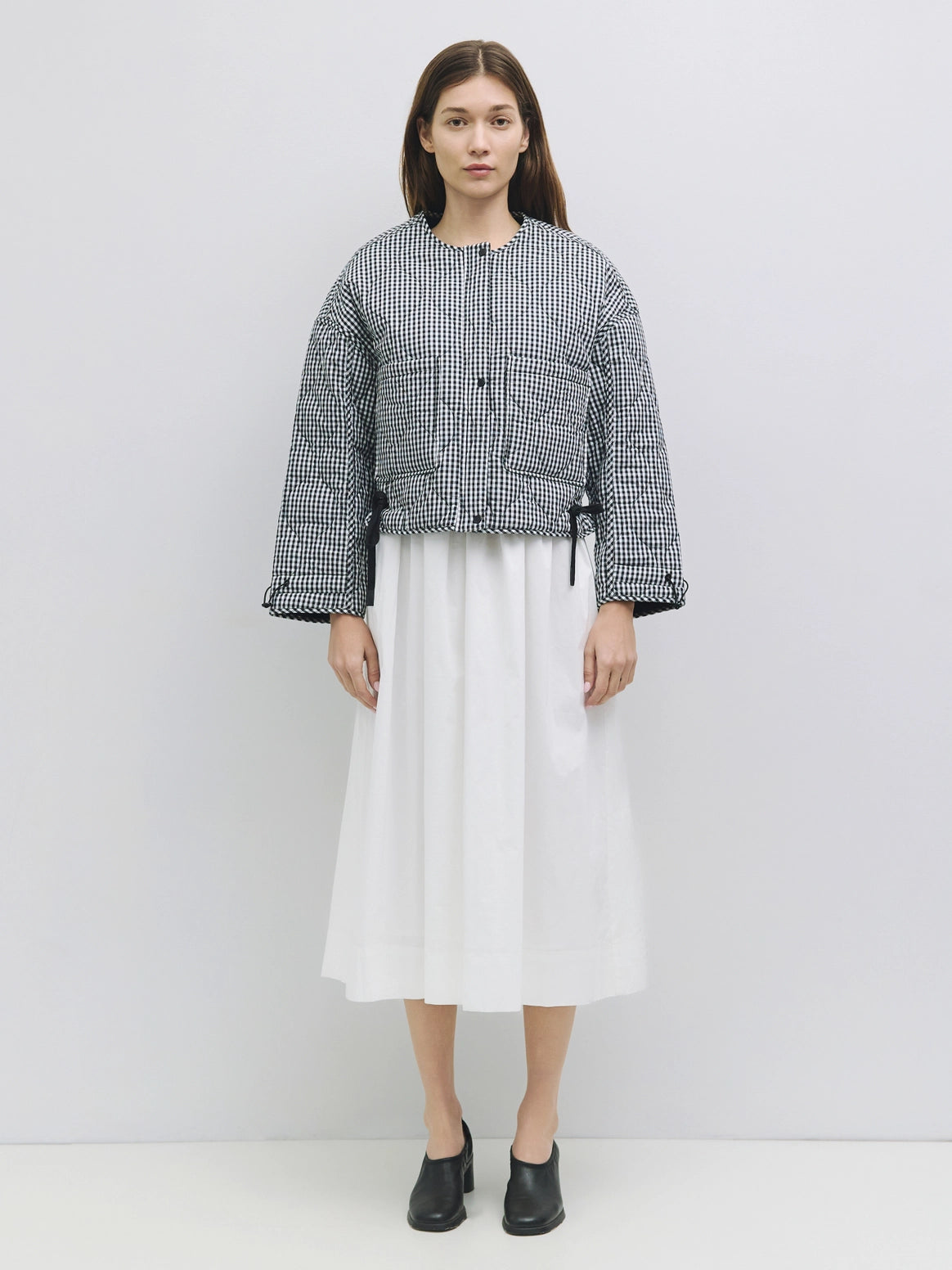 The Rochelle Jacket Quilted Gingham Jacket