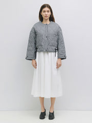 The Rochelle Jacket Quilted Gingham Jacket