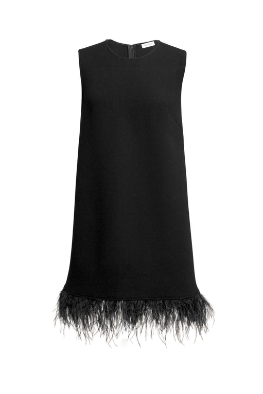 Black Crepe Jackie Dress-Clothing - Women-Elodie-Black-XS-Urbanheer