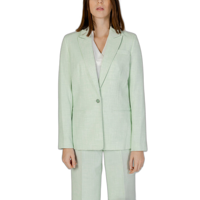 Guess Women Blazer-Clothing Blazer-Guess-green-XS-Urbanheer