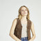 Chocolate Suede Studded Vest-Clothing - Women-Driftwood-XS-Urbanheer