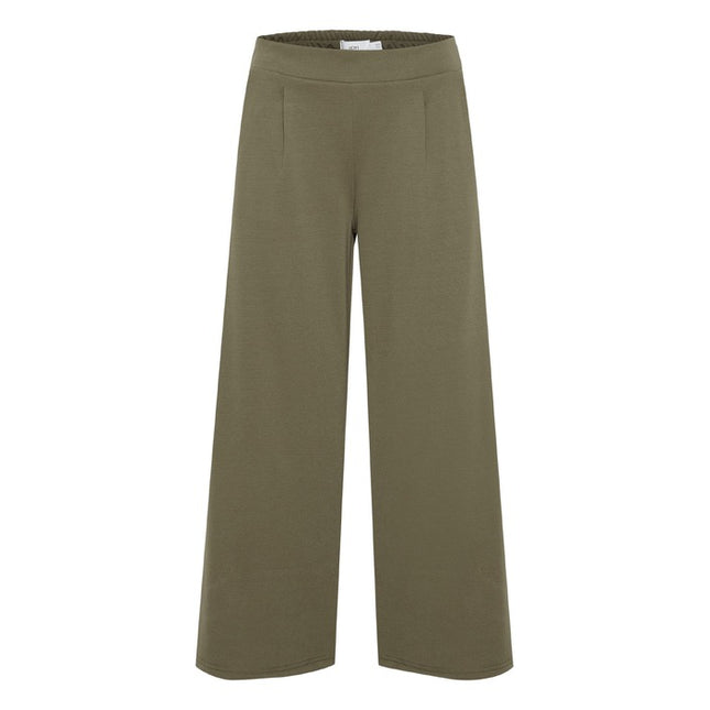 Ichi Women Trousers-Clothing Trousers-Ichi-green-S-Urbanheer