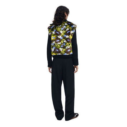 Desigual Black Cotton Jackets & Coat-Desigual-IT40|S-Urbanheer