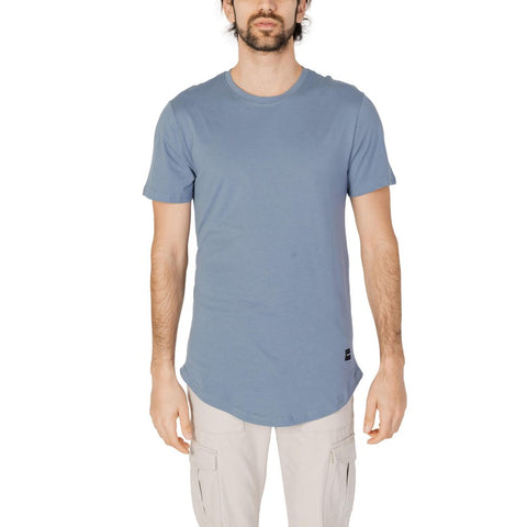 Only & Sons Blue Cotton T-Shirt-Only & Sons-IT46 | M-Urbanheer