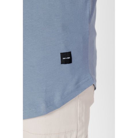 Only & Sons Blue Cotton T-Shirt-Only & Sons-IT46 | M-Urbanheer