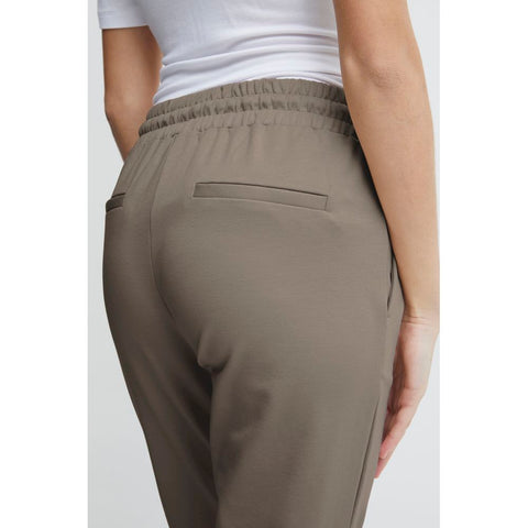 ICHI Gray Polyester Jeans & Pant-ICHI-XXL-Urbanheer