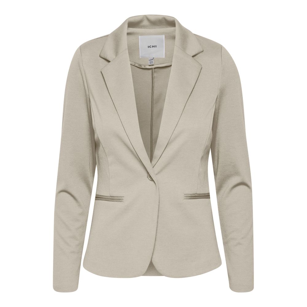 ICHI Beige Polyester Suits & Blazer-ICHI-XL-Urbanheer