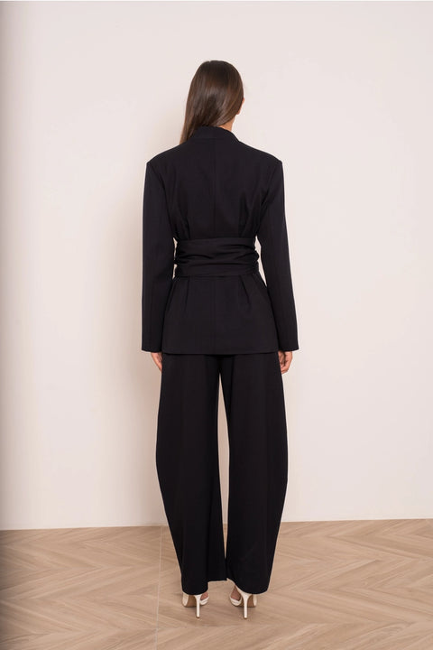 Ori Belted Peplum Jacket