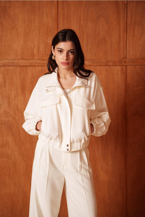 Aura High-Neck Bomber