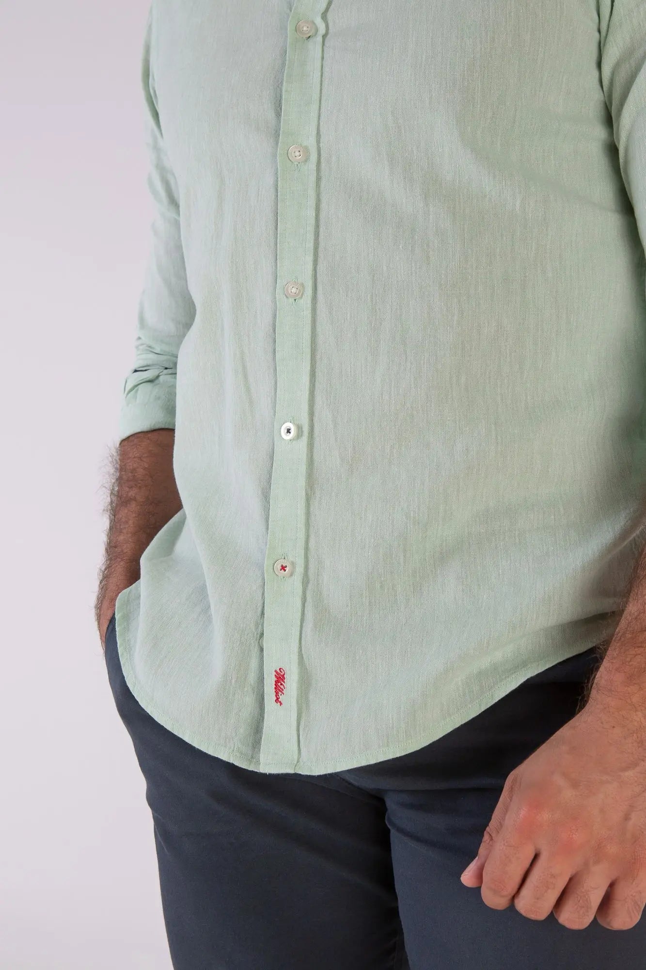 Water Green Linen Shirt-Clothing - Men-Williot-S-Urbanheer