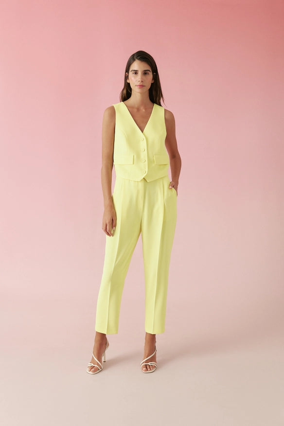 Vest Jacket Knitted Fabric-Jackets, Vests for Women-Roman-36-Urbanheer