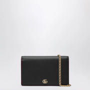 GUCCI GG Marmont wallet with chain black/red