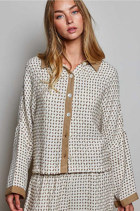 Allover Geometric Modern Bohemian Textured Set